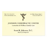 Chiropractic Logo Business Cards
