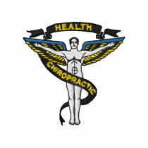 Chiropractic Logo embroidered shirts