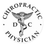 Chiropractic Physician Logo Stickers stickers