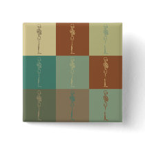 Chiropractic Pop Art Button