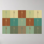 Chiropractic Pop Art Poster