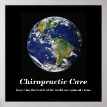 Chiropractic Poster: Improving the World's Health