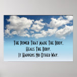 Chiropractic Poster: The Power That Made the Body