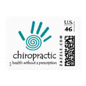 Chiropractic Rx (Teal) Postage