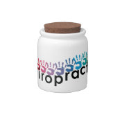 Chiropractic Spine Hands Candy Jar