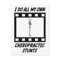 Chiropractic Stunts postcards by whatitis Chiropractic Stunts postcards