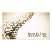 Chiropractor, Chiropractic, Health Business Card