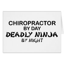 Chiropractor Deadly Ninja by Night cards