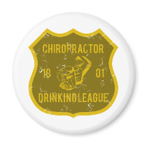 Chiropractor Drinking League magnets by poorrichards Chiropractor Drinking League magnets