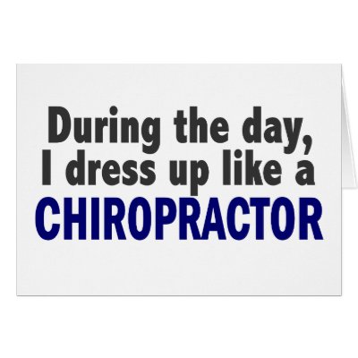 Chiropractor During The Day Greeting Cards by professiongifts