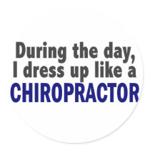 Chiropractor During The Day stickers by professiongifts Chiropractor During The Day stickers