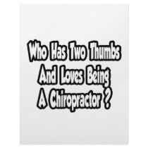 Chiropractor Joke...Two Thumbs Personalized Letterhead