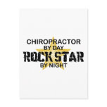 Chiropractor Rock Star by Night Postcard