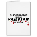 Chiropractor Vampire by Night Greeting Card