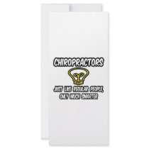 Chiropractors...Regular People, Only Smarter Rack Card Template