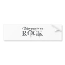 Chiropractors Rock bumper stickers