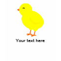Chirpy the Yellow Baby Chick t-shirts