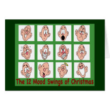 Chirstmas Mood Swings Card