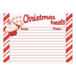 Chirtmas Cupcake mini recipe cards Business Cards