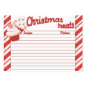 Chirtmas Cupcake mini recipe cards business cards by candystore Chirtmas Cupcake mini recipe cards business cards