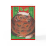 Chistmas Pud "Purrfect Christmas' grettings card