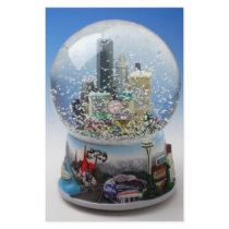 Chistmas Snow Globe stationery