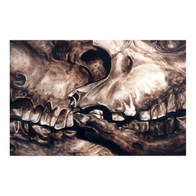 Chitwan rhino skulls posters by gforceCreative