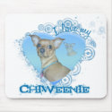 chiweenie mouse pad mousepads