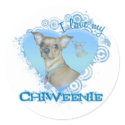 chiweenie stickers