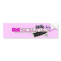 ChiX Tripple Bumper Sticker bumper stickers by chixgaminmag ChiX Tripple Bumper Sticker bumper stickers