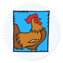 Chizzy Chicken stickers