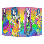 "Chloe & Harmony" Rainbow Hippie Fairy Binder