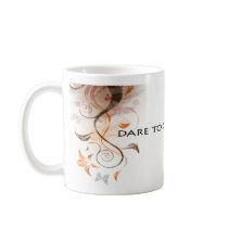 Chloe Magazine Dare to Change the World Mug by chloemagazine Chloe Magazine Dare to Change the World Mug