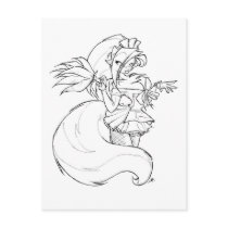 Chloe Maid postcards by JollyJack Chloe Maid postcards