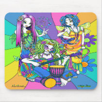 "Chloe,Melody,Harmony" Flower Fairy Mousepad mousepads