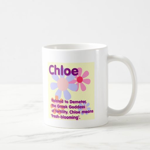 Chloe Name Mug Zazzle 1827
