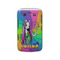 "Chloe" Rainbow Hippie Fairy BlackBerry Bold Case casemate cases