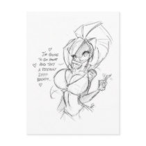 Chloe Sketch 001 postcards