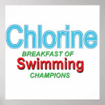 Chlorine Breakfast of Swimmers Print