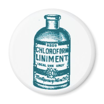 Chloroform bottle magnets by spyderfyngers