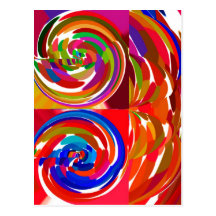 Cho ku ray - Reiki Color Therapy Healing Plate V7 Postcard
