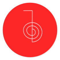 Cho Ku REi red Sticker