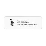 Cho Ku Rei symbol protective return address label