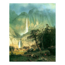 Cho-Looke, Yosemite Watterfall by Bierstadt posters by xiornikcmyk Cho-Looke, Yosemite Watterfall by Bierstadt posters