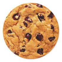 Choc chip cookie stickers stickers