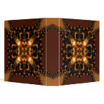 Choc Earth Fire Geometric Art Binder