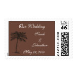 Chocalate Java Beach Getaway Wedding Postage