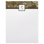 Choclate Cream Toile Letterhead Template