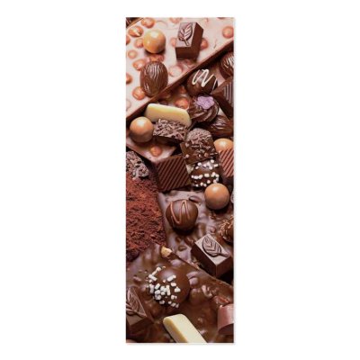 choco bookmark chocolate business card template by anacletocold