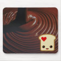choco chocolate mousepad with toast by anacletocold choco chocolate mousepad with toast